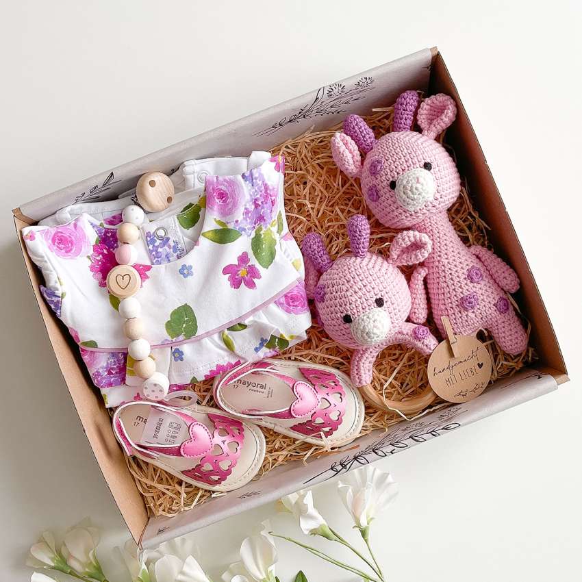 Arya Baby Geschenkset - Perfekte Baby Geschenke zur Geburt