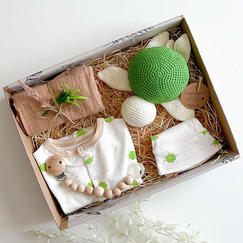 Cary Baby Geschenkset - Perfekte Baby Geschenke zur Geburt