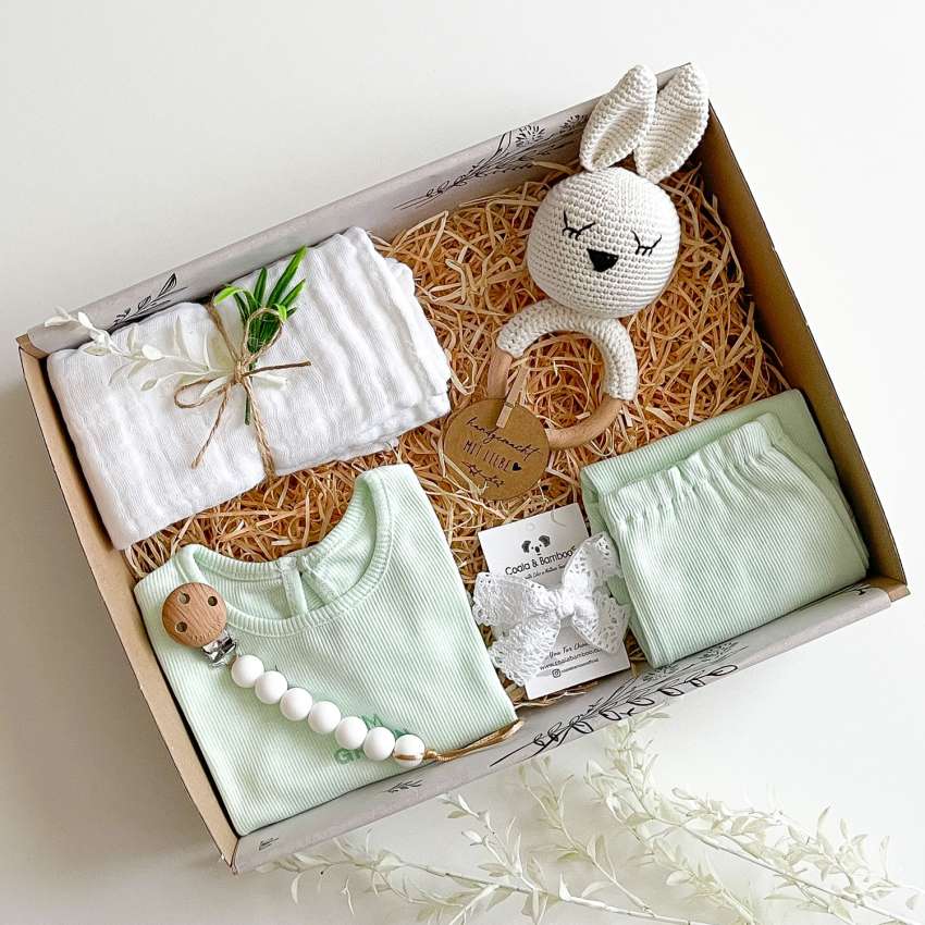 Calinda Baby Geschenkset - Perfekte Baby Geschenke zur Geburt