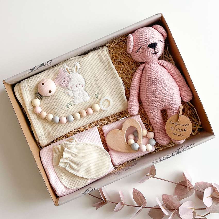 Sari Baby Geschenkset - Perfekte Baby Geschenke zur Geburt
