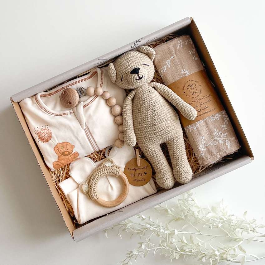 Leo Baby Geschenkset - Perfekte Baby Geschenke zur Geburt