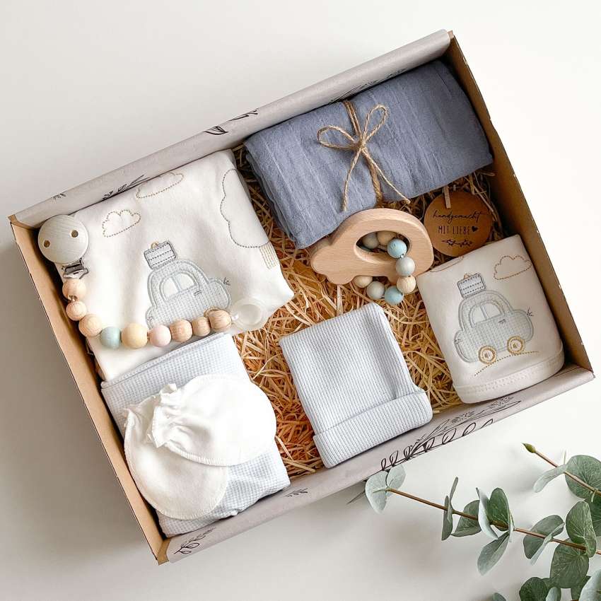 Niki Baby Geschenkset - Perfekte Baby Geschenke zur Geburt