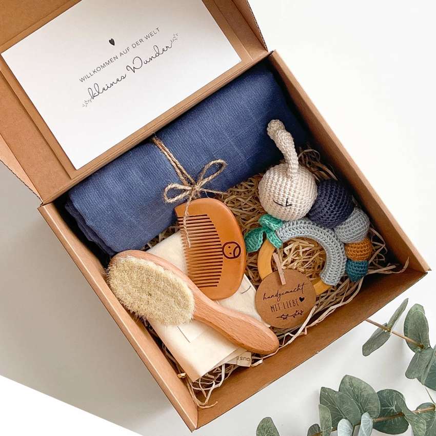 Alvin Baby Geschenkset - Baby Geschenk zur Geburt