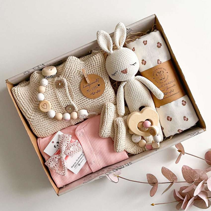 Sweety Baby Geschenkset - Perfekte Baby Geschenke zur Geburt