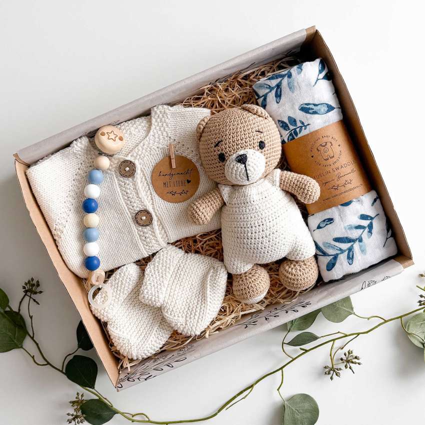 Toby Baby Geschenkset - Perfekte Baby Geschenke zur Geburt