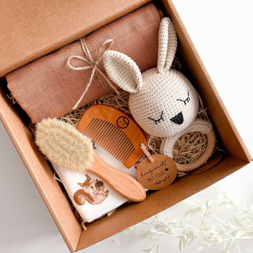 Bruce Baby Geschenkset - Baby Geschenk zur Geburt